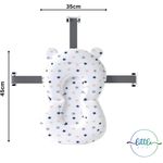 Jucarii, Copii si Bebe - Igiena si ingrijire - Baia bebelusului - Cadite bebe si accesorii baie - Cadita Pliabila cu Perna de Baie Hipoalergenica pentru Bebelusi LittleDomi®. 0-18 Luni, Termometru Incorporat, Suport - Infinity.ro