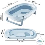 Jucarii, Copii si Bebe - Igiena si ingrijire - Baia bebelusului - Cadite bebe si accesorii baie - Cadita Pliabila cu Perna de Baie Hipoalergenica pentru Bebelusi LittleDomi®. 0-18 Luni, Termometru Incorporat, Suport - Infinity.ro