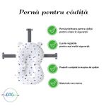 Jucarii, Copii si Bebe - Igiena si ingrijire - Baia bebelusului - Cadite bebe si accesorii baie - Cadita Pliabila cu Perna de Baie Hipoalergenica pentru Bebelusi LittleDomi®. 0-18 Luni, Termometru Incorporat, Suport - Infinity.ro