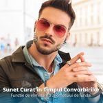 TV, Audio-Video si Foto - Portabile audio - Casti audio - Casti Wireless Bluetooth 5.3, Control prin Atingere, Fara Fir, Carcasa Magnetica, Afisare LED, Eliminare Zgomot - Infinity.ro