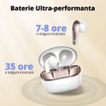 TV, Audio-Video si Foto - Portabile audio - Casti audio - Casti Wireless Bluetooth 5.3, Control prin Atingere, Fara Fir, Carcasa Magnetica, Afisare LED, Eliminare Zgomot - Infinity.ro