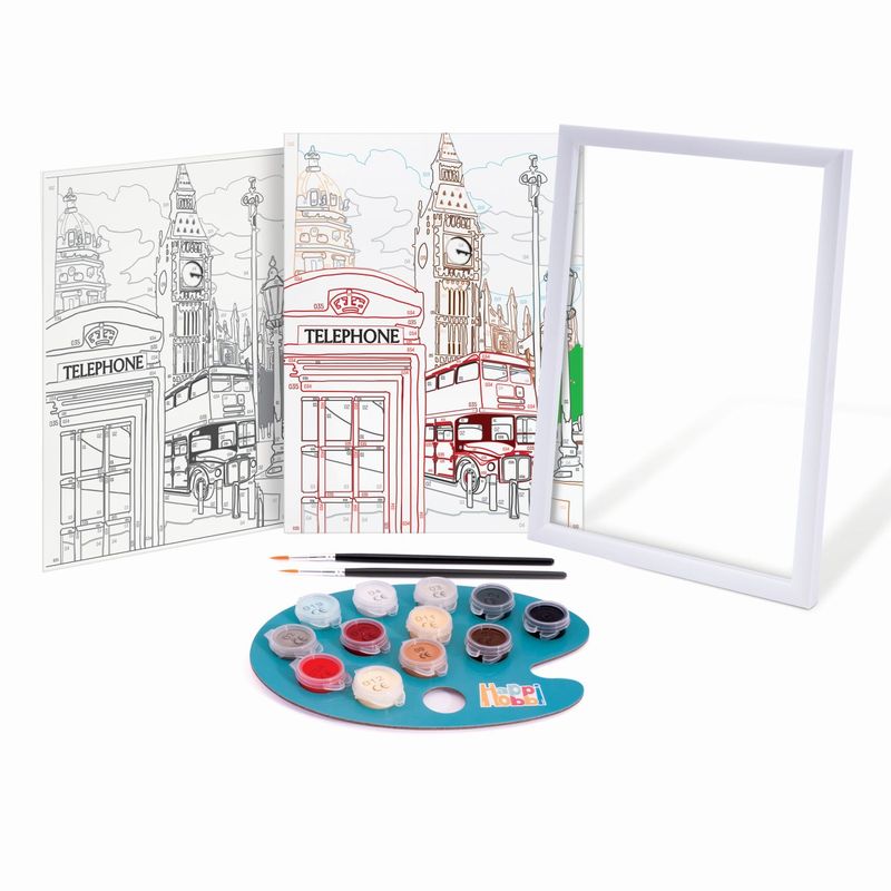 Jucarii, Copii si Bebe - Jucarii si jocuri - Jucarii & jocuri educative - Seturi pictura si desen - Picteaza si inrameaza londra - Infinity.ro