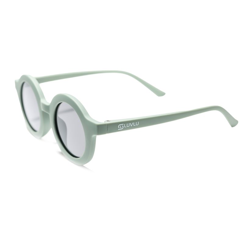 Fashion, accesorii si bijuterii - Copii - Accesorii copii - Ochelari de soare copii - Ochelari de Soare Polarizati Pentru Copii, UV 400, Rame Flexibile, Toc Protectie Inclus, 3-10 Ani, Verde, LUVLU™ - Infinity.ro