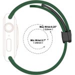 Laptop, Telefoane si Tablete - Wearables si gadgeturi - Wearables - Accesorii wearables - Curea silicon magnetica pentru Apple Watch 42/44/45/49mm, compatibila seria 1-10 / SE / Ultra 2 / Ultra, LUVLU™ - Infinity.ro