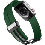 Laptop, Telefoane si Tablete - Wearables si gadgeturi - Wearables - Accesorii wearables - Curea silicon magnetica pentru Apple Watch 42/44/45/49mm, compatibila seria 1-10 / SE / Ultra 2 / Ultra, LUVLU™ - Infinity.ro