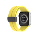 Laptop, Telefoane si Tablete - Wearables si gadgeturi - Wearables - Accesorii wearables - Curea silicon magnetica pentru Apple Watch 42/44/45/49mm, compatibila seria 1-10 / SE / Ultra 2 / Ultra, LUVLU™ - Infinity.ro