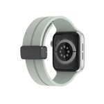 Laptop, Telefoane si Tablete - Wearables si gadgeturi - Wearables - Accesorii wearables - Curea silicon magnetica pentru Apple Watch 42/44/45/49mm, compatibila seria 1-10 / SE / Ultra 2 / Ultra, LUVLU™ - Infinity.ro