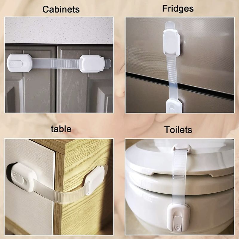 Casa si Gradina - Mobilier - Mobilier copii - Sisteme de siguranta - Set 22 piese pentru siguranta copiilor, protectii mobilier si prize, blocatore sertare, dulapuri, incuietori magnetice - Infinity.ro