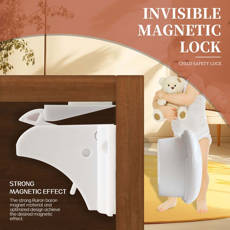 Casa si Gradina - Mobilier - Mobilier copii - Sisteme de siguranta - Set 22 piese pentru siguranta copiilor, protectii mobilier si prize, blocatore sertare, dulapuri, incuietori magnetice - Infinity.ro