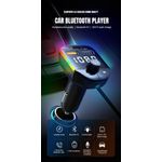 Auto si Moto - Electronice auto - Multimedia auto - Modulator FM Auto Bluetooth, Handsfree Car Kit, Transmitator FM, Incarcare rapida, MP3 Player, Lumina Ambientala, LUVLU™ - Infinity.ro