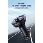 Auto si Moto - Electronice auto - Multimedia auto - Modulator FM Auto Bluetooth, Handsfree Car Kit, Transmitator FM, Incarcare rapida, MP3 Player, Lumina Ambientala, LUVLU™ - Infinity.ro