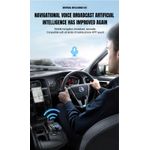 Auto si Moto - Electronice auto - Multimedia auto - Modulator FM Auto Bluetooth, Handsfree Car Kit, Transmitator FM, Incarcare rapida, MP3 Player, Lumina Ambientala, LUVLU™ - Infinity.ro