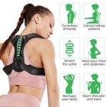Ingrijire personala si Cosmetice - Sanatate si wellness - Aparate medicale - Suporturi ortopedice si orteze - Corector De Postura LUVLU™ Pentru Indreptare Spate, Coloana, Clavicula si Umeri, Pentru Barbati/Femei, Marime L - Infinity.ro