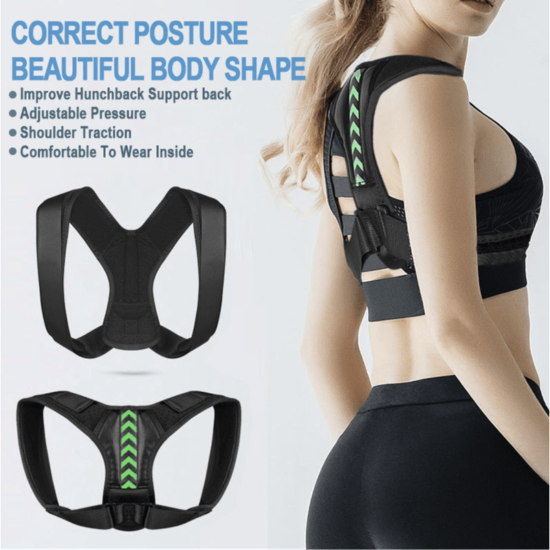 Ingrijire personala si Cosmetice - Sanatate si wellness - Aparate medicale - Suporturi ortopedice si orteze - Corector De Postura LUVLU™ Pentru Indreptare Spate, Coloana, Clavicula si Umeri, Pentru Barbati/Femei, Marime L - Infinity.ro