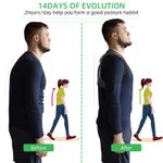 Ingrijire personala si Cosmetice - Sanatate si wellness - Aparate medicale - Suporturi ortopedice si orteze - Corector De Postura LUVLU™ Pentru Indreptare Spate, Coloana, Clavicula si Umeri, Pentru Barbati/Femei, Marime L - Infinity.ro