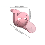 Jucarii, Copii si Bebe - Igiena si ingrijire - Baia bebelusului - Cadite bebe si accesorii baie - Extensie pentru Robinet de Apa in Forma de Balena, Pentru Copii, Non-Toxic, Fara BPA sau Ftalati, Roz, LUVLU™ - Infinity.ro