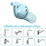 Jucarii, Copii si Bebe - Igiena si ingrijire - Baia bebelusului - Cadite bebe si accesorii baie - Extensie pentru Robinet de Apa in Forma de Balena, Pentru Copii, Non-Toxic, Fara BPA sau Ftalati, Albastru, LUVLU™ - Infinity.ro