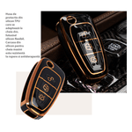 Auto si Moto - Electronice auto - Accesorii electronice auto - Husa de protectie pentru cheie FORD compatibila cu Mondeo, Focus, Fiesta, Kuga, B-Max, C-Max II, S-Max, Galaxy (CA1) - Infinity.ro