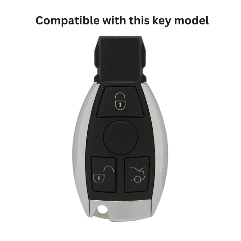 Auto si Moto - Electronice auto - Accesorii electronice auto - Husa de protectie cheie Mercedes-Benz compatibila cu A, B, C, E, S-Class, GLC, GLA, GLK, GLE, ML, Vito, LUVLU™ - Infinity.ro