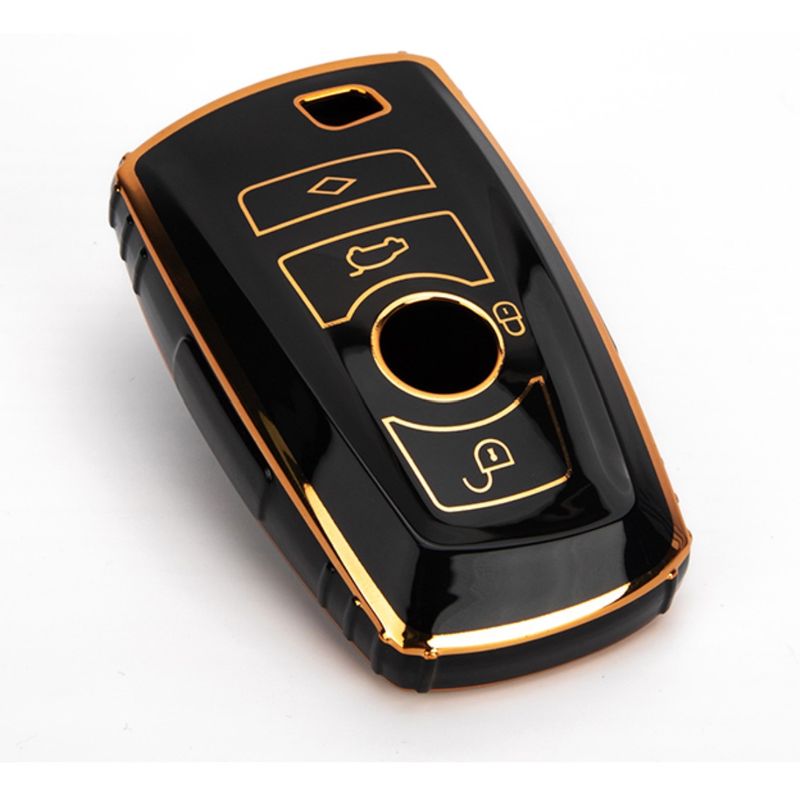 Auto si Moto - Electronice auto - Accesorii electronice auto - Husa de protectie cheie BMW compatibila cu X1, X3, X4, I3, M3, M4, M5, M6, Seria 1,3,5,6,7 ( 2010-2016 ), LUVLU™ - Infinity.ro