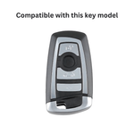 Auto si Moto - Electronice auto - Accesorii electronice auto - Husa de protectie cheie BMW compatibila cu X1, X3, X4, I3, M3, M4, M5, M6, Seria 1,3,5,6,7 ( 2010-2016 ), LUVLU™ - Infinity.ro