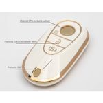 Auto si Moto - Electronice auto - Accesorii electronice auto - Husa de protectie cheie Mercedes-Benz S-Class, C-Class, E-Class, G-Class, EQS, W223, W206, S350, S400, S450, S500,LUVLU™ - Infinity.ro