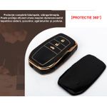 Auto si Moto - Electronice auto - Accesorii electronice auto - Husa de protectie cheie Toyota Yaris Cross, Highlander, Hilux, Camry, Land Cruiser, C-HR, Corolla, RAV4, LUVLU™ - Infinity.ro