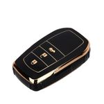 Auto si Moto - Electronice auto - Accesorii electronice auto - Husa de protectie cheie Toyota Yaris Cross, Highlander, Hilux, Camry, Land Cruiser, C-HR, Corolla, RAV4, LUVLU™ - Infinity.ro