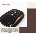 Auto si Moto - Electronice auto - Accesorii electronice auto - Husa de protectie cheie Toyota Yaris, Camry, Land Cruiser, Prius, C-HR, Corolla, Aygo, RAV4,2 Butoane, LUVLU™ - Infinity.ro