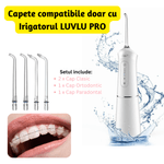 Ingrijire personala si Cosmetice - Igiena dentara - Irigatoare bucale - Set 4 Capete Irigator/Dus Bucal LUVLU™ PRO - Infinity.ro
