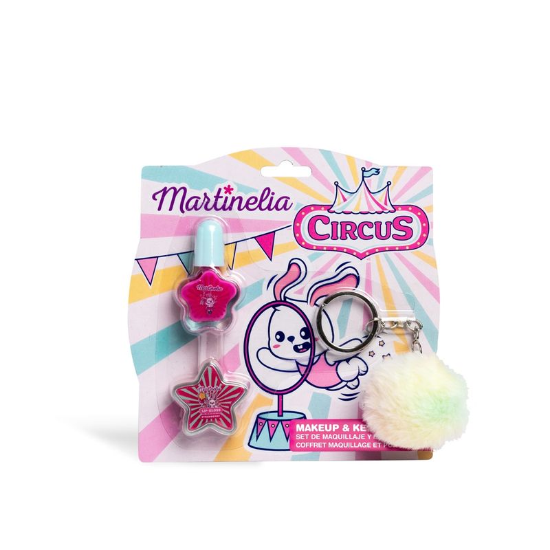 Jucarii, Copii si Bebe - Jucarii si jocuri - Jucarii de rol - Frumusete, bijuterii si accesorii fetite - Martinelia circus set de infrumusetare cu breloc - Infinity.ro