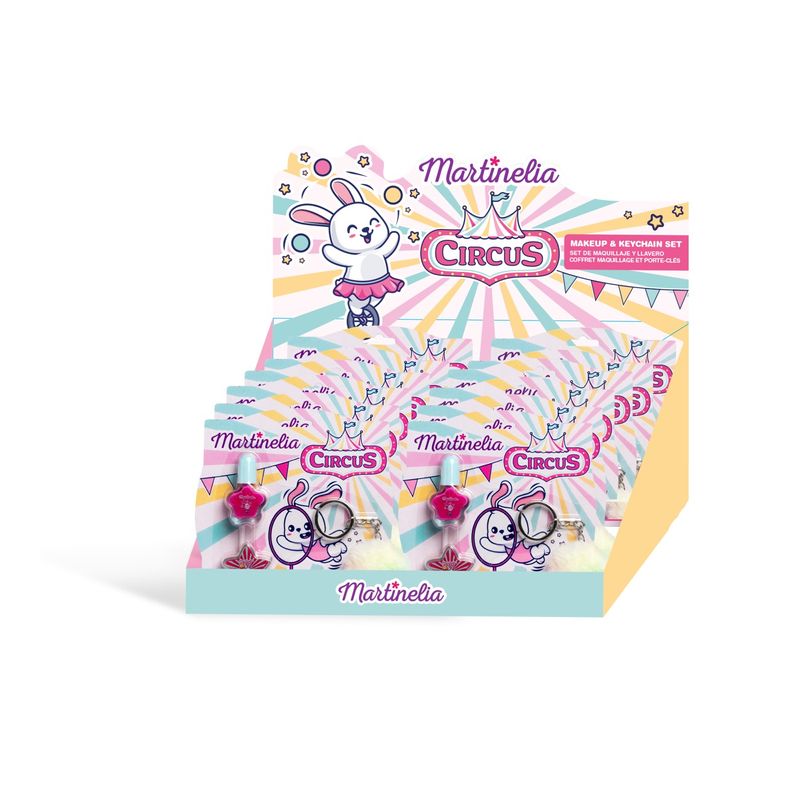 Jucarii, Copii si Bebe - Jucarii si jocuri - Jucarii de rol - Frumusete, bijuterii si accesorii fetite - Martinelia circus set de infrumusetare cu breloc - Infinity.ro