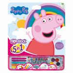 Jucarii, Copii si Bebe - Jucarii si jocuri - Jucarii & jocuri educative - Seturi pictura si desen - Set pentru desen giga block 5 in 1 peppa pig - Infinity.ro