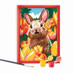 Jucarii, Copii si Bebe - Jucarii si jocuri - Jucarii & jocuri educative - Seturi pictura si desen - Happi hobbi picteaza si inrameaza iepuras vesel - Infinity.ro