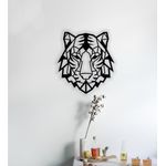 Casa si Gradina - Decoratiuni - Decoratiuni perete - Decor Personalizabil Geometric perete Tigru din lemn - 27 L x 29 H (cm) - Infinity.ro