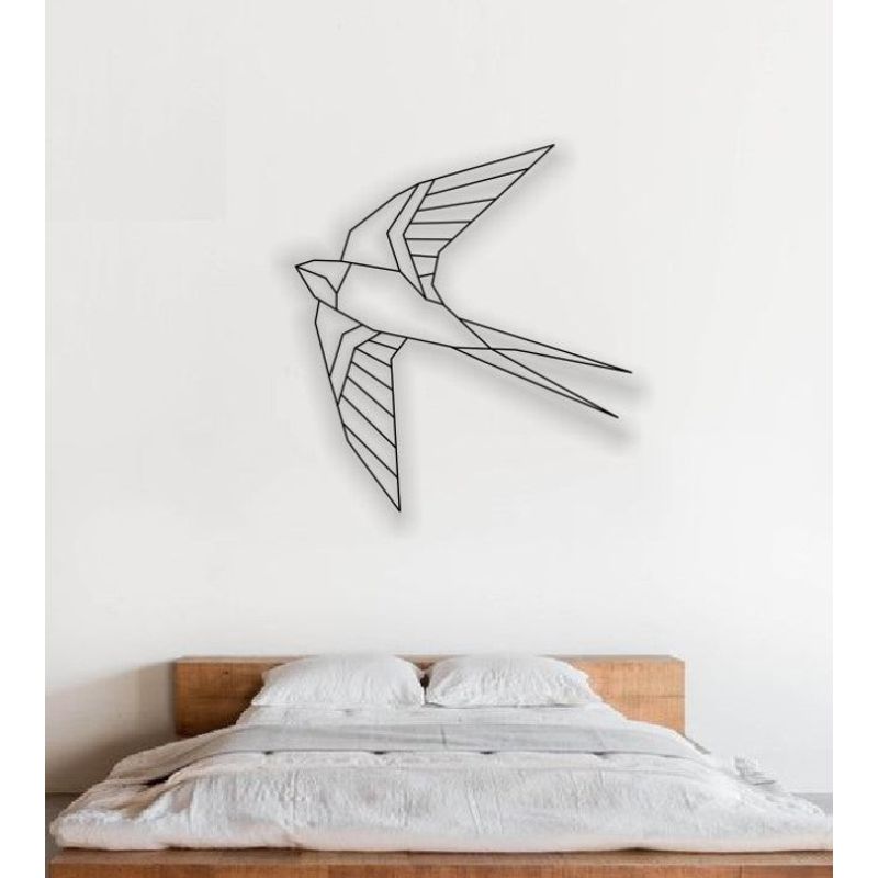 Casa si Gradina - Decoratiuni - Decoratiuni perete - Decor Personalizabil Geometric Pasarea Colibri HHH423 din lemn - 27 L x 29 H (cm) - Infinity.ro