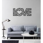 Casa si Gradina - Decoratiuni - Decoratiuni perete - Decor Personalizabil Geometric perete Love Inimioara HHH574 din lem - 29 L x 13 H (cm) - Infinity.ro