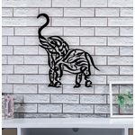 Casa si Gradina - Decoratiuni - Decoratiuni perete - Decor Personalizabil Geometric perete Elefant HHH404 din lemn - 36 L x 31 H (cm) - Infinity.ro