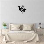 Casa si Gradina - Decoratiuni - Decoratiuni perete - Decor perete Batman HH738 din lemn - 26 L x 25 H (cm) - Infinity.ro