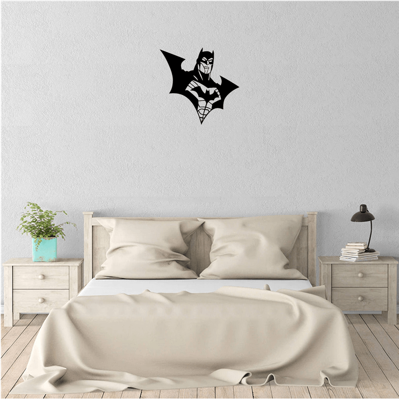 Casa si Gradina - Decoratiuni - Decoratiuni perete - Decor perete Batman HH738 din lemn - 26 L x 25 H (cm) - Infinity.ro