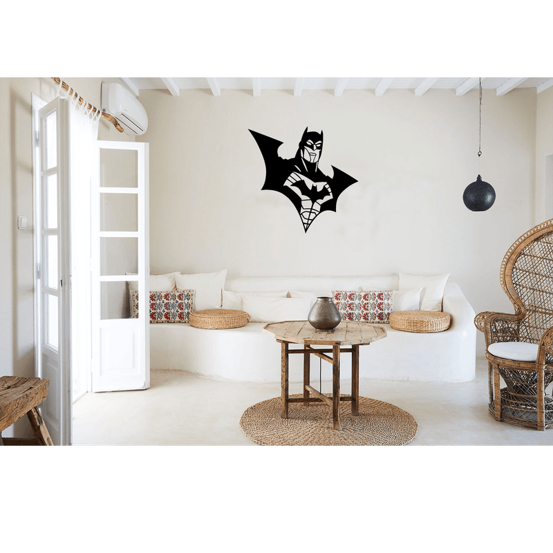 Casa si Gradina - Decoratiuni - Decoratiuni perete - Decor perete Batman HH738 din lemn - 26 L x 25 H (cm) - Infinity.ro