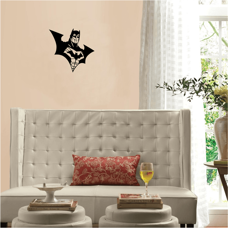 Casa si Gradina - Decoratiuni - Decoratiuni perete - Decor perete Batman HH738 din lemn - 26 L x 25 H (cm) - Infinity.ro