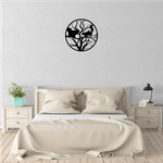 Casa si Gradina - Decoratiuni - Decoratiuni perete - Decor perete Veverite in Copac HH718 din lemn - 37 L x 37 H (cm) - Infinity.ro