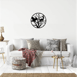 Casa si Gradina - Decoratiuni - Decoratiuni perete - Decor perete Veverite in Copac HH718 din lemn - 37 L x 37 H (cm) - Infinity.ro