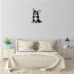 Casa si Gradina - Decoratiuni - Decoratiuni perete - Decor perete Catel Corgi HH710 din lemn - 27 L x 35 H (cm) - Infinity.ro