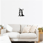 Casa si Gradina - Decoratiuni - Decoratiuni perete - Decor perete Catel Corgi HH710 din lemn - 27 L x 35 H (cm) - Infinity.ro