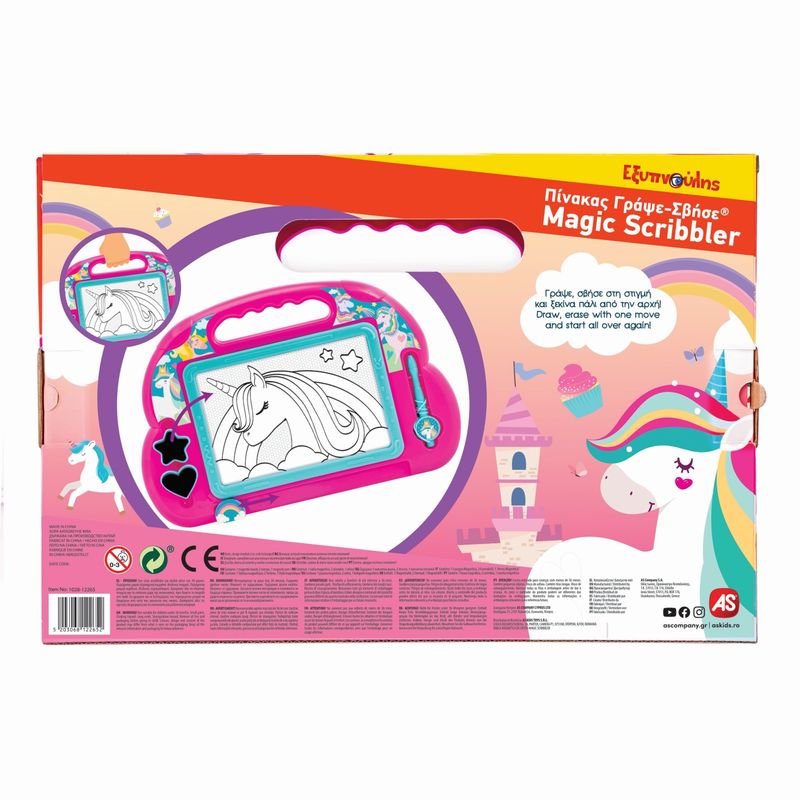 Jucarii, Copii si Bebe - Jucarii si jocuri - Jucarii & jocuri educative - Seturi pictura si desen - Tabla magnetica de desen magic scribbler fantasy dreams - Infinity.ro