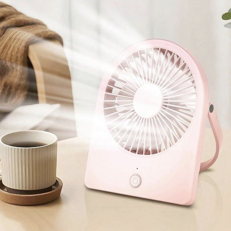 Electronice si Electrocasnice - Climatizare si sisteme de incalzire - Aparate racire aer - Ventilatoare - Ventilator Portabil - Techsuit (CT-108) - Blue - Infinity.ro