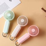 Electronice si Electrocasnice - Climatizare si sisteme de incalzire - Aparate racire aer - Ventilatoare - Ventialor Portabil cu Port USB, 3 Viteze, 1200mAh - Techsuit (A217) - Pink - Infinity.ro