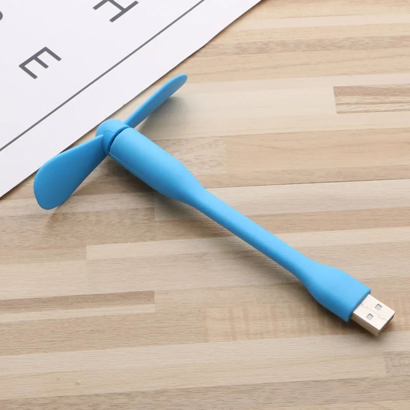 Electronice si Electrocasnice - Climatizare si sisteme de incalzire - Aparate racire aer - Ventilatoare - Ventilator USB Portabil, 5V - Techsuit (TUF1) - Blue - Infinity.ro
